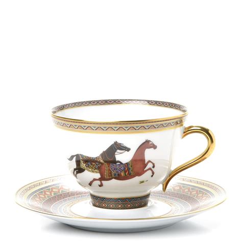 Hermes porcelain tea cups